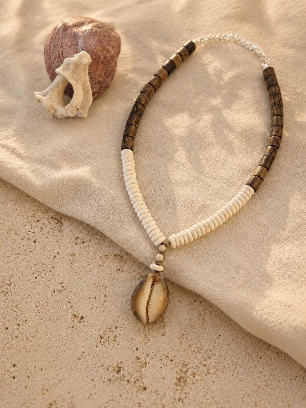 Ocean Auger Shell Necklace